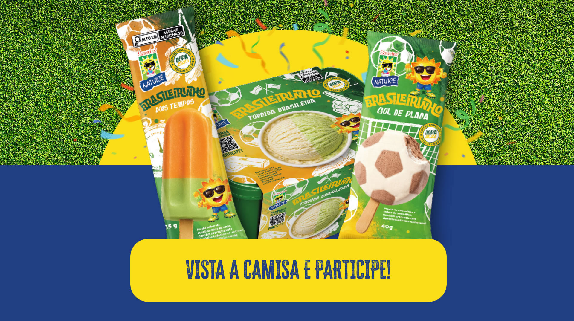 VISTA A CAMISA E PARTICIPE!